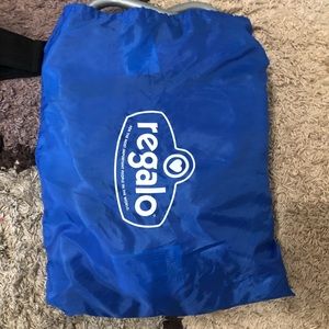 Regalo portable attachable high chair-blue